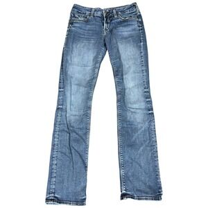 Silver Jeans Suki Surplus Women's Size 28X30 Stretch Denim Jeans Bootcut Y2K